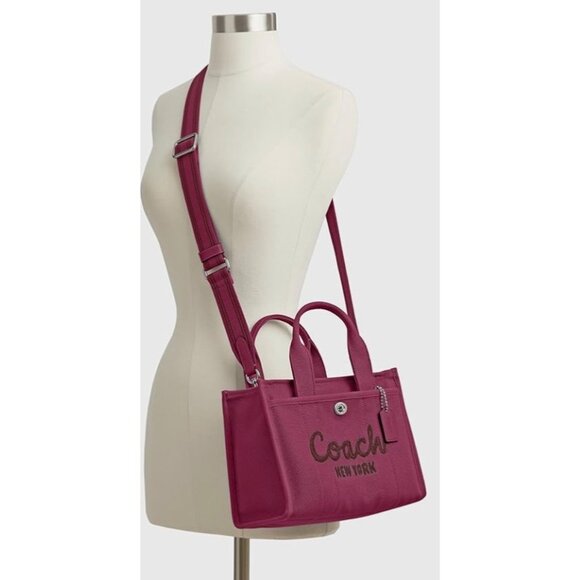 NEW!! Coach Cargo 26 Tote/Crossbody in Pink with detachable strap - Picture 8 of 8